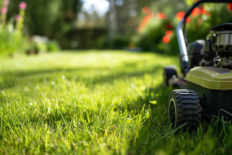 self propelled electric lawnmower